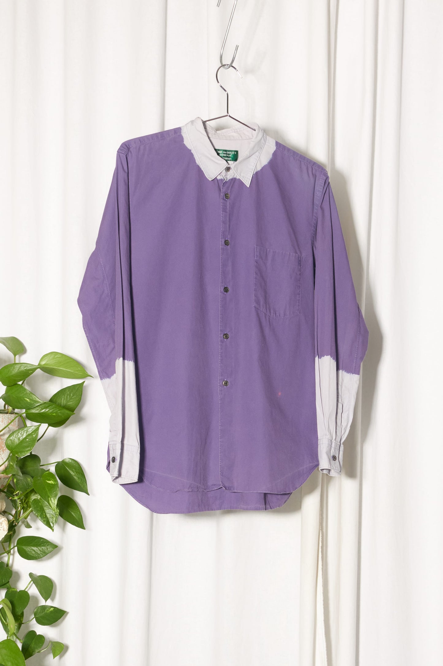 Comme des Garcons Homme Plus Evergreen dip bleach shirt