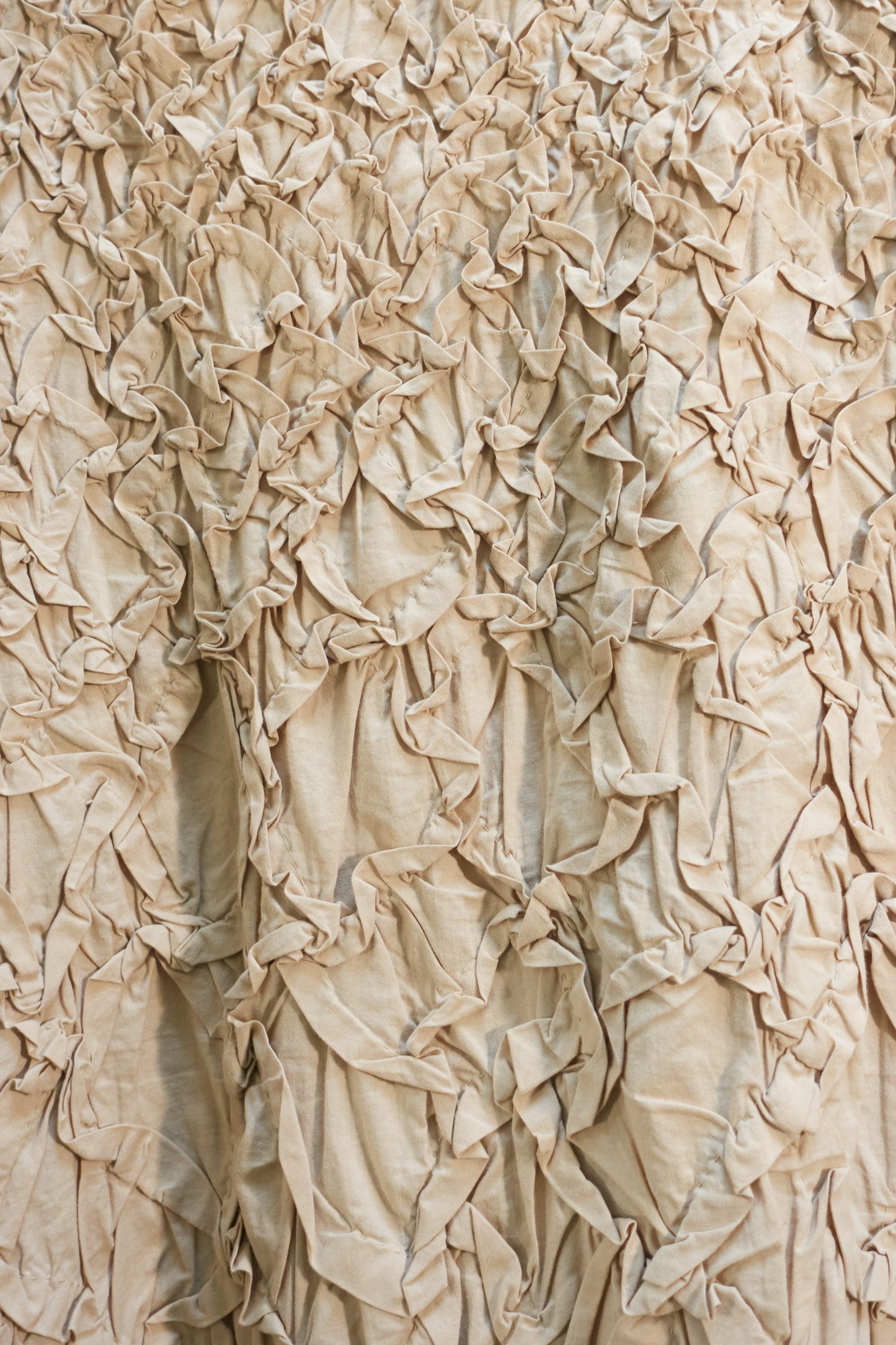 Issey Miyake beige ribbon skirt