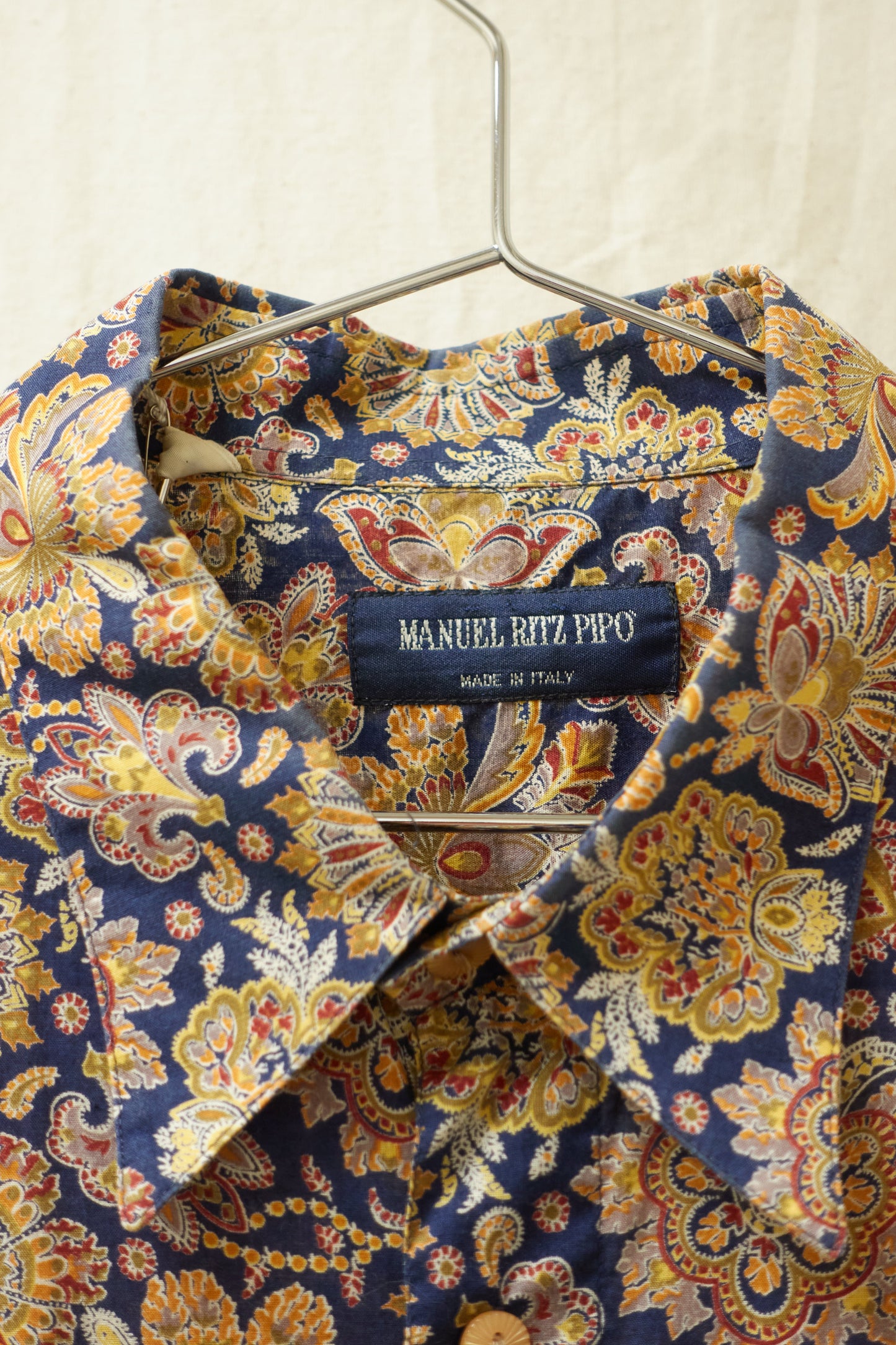 Manuel Ritz Pipo psychedelic paisley shirt