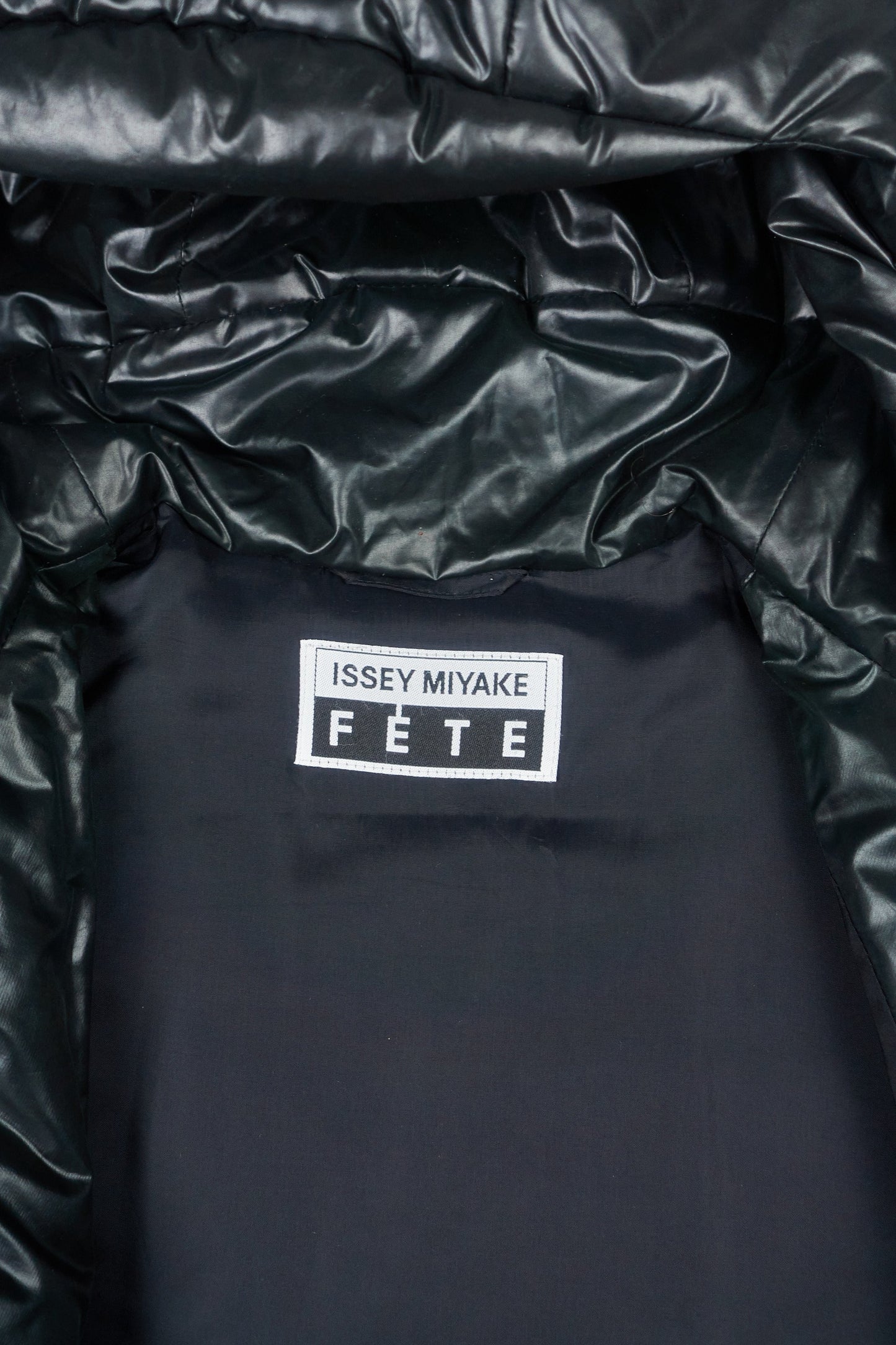 Issey Miyake FETE rubbish bag coat