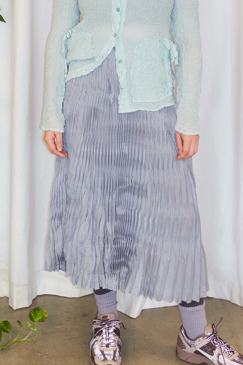 Issey Miyake voluminous pleated skirt