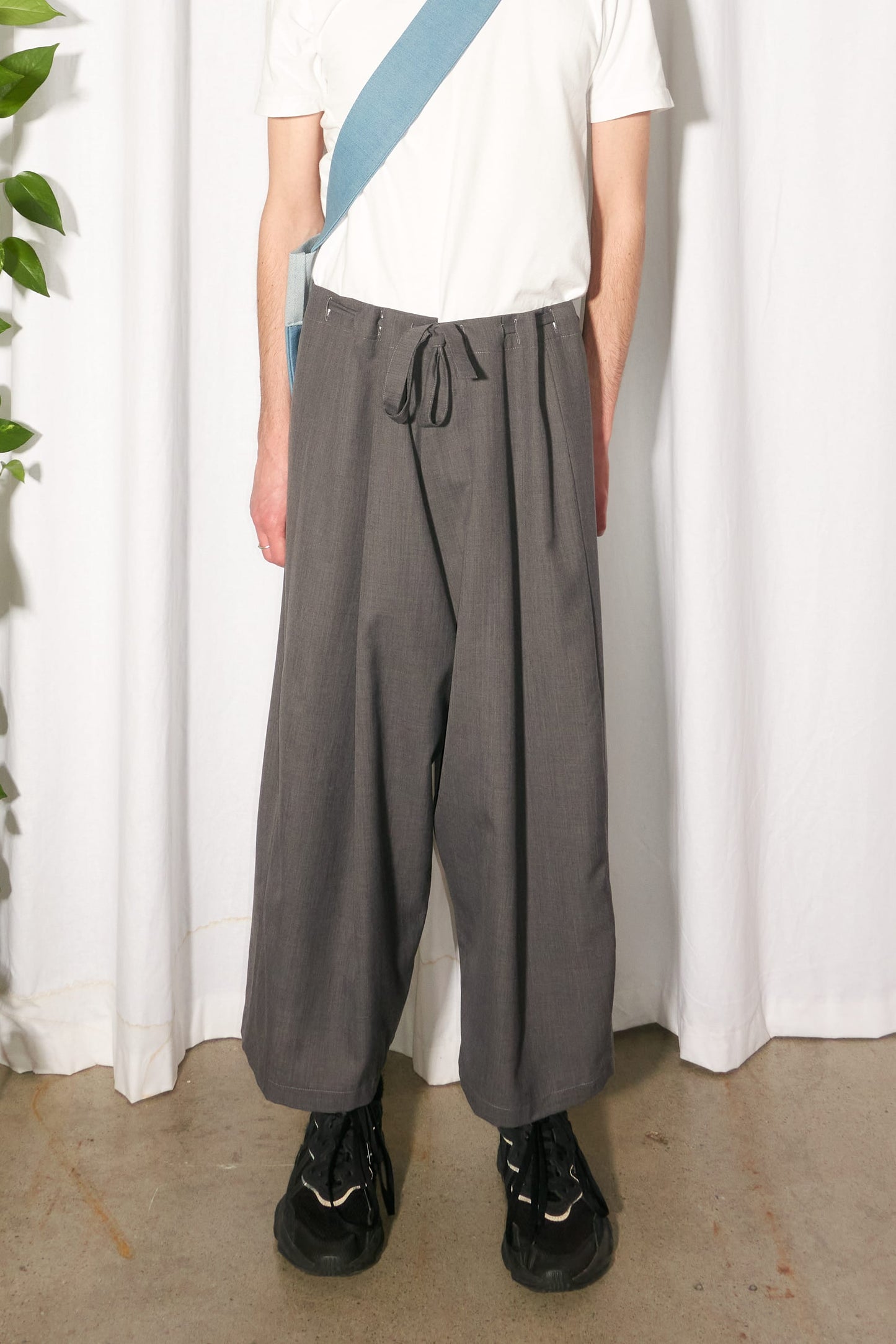 Jason van Hamburg paperbag wool trousers