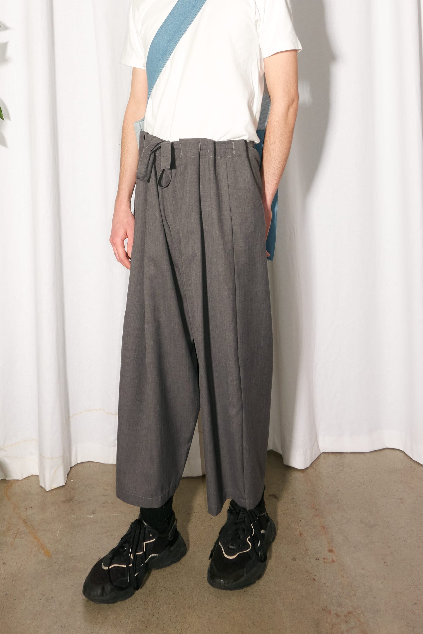 Jason van Hamburg paperbag wool trousers