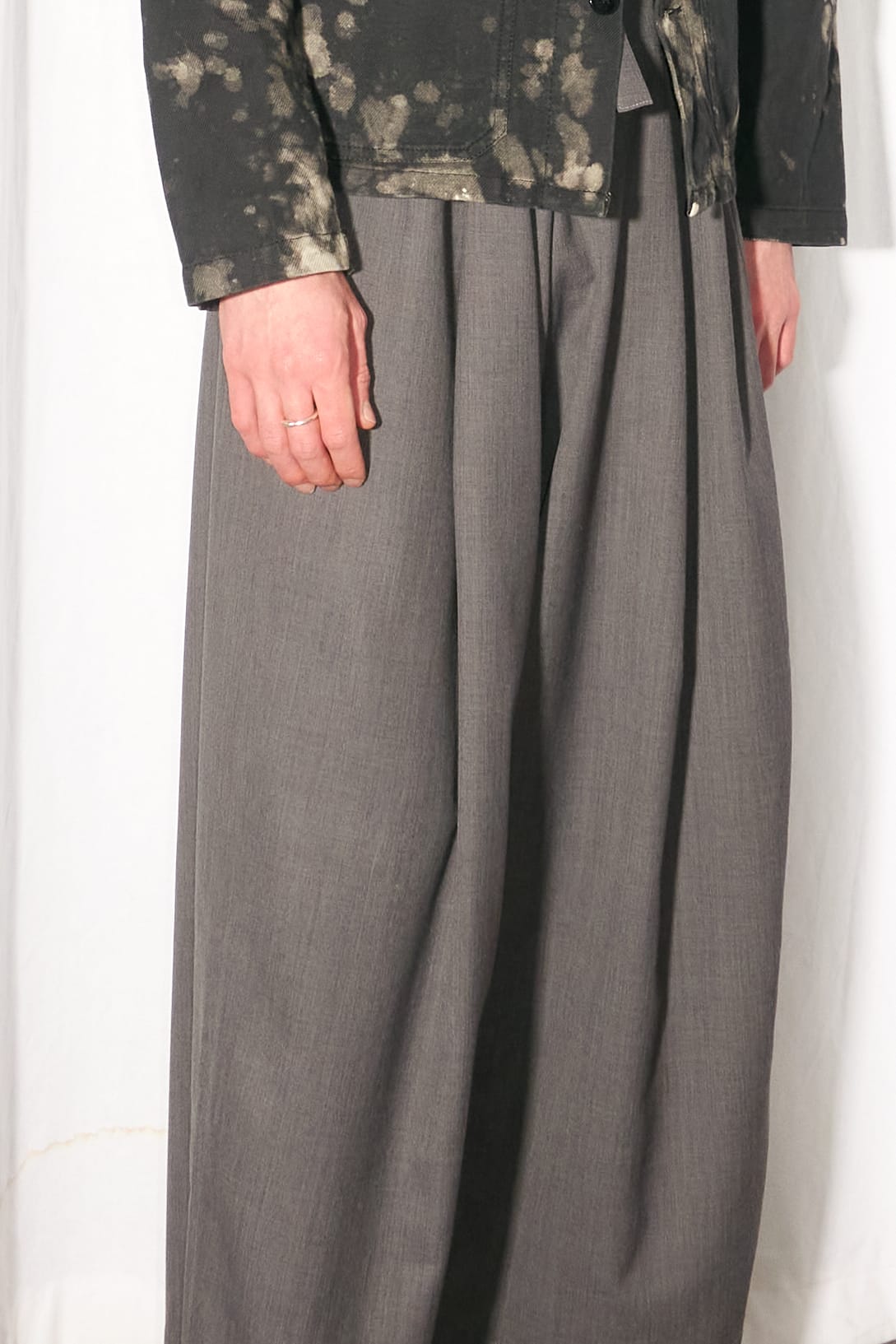 Jason van Hamburg paperbag wool trousers