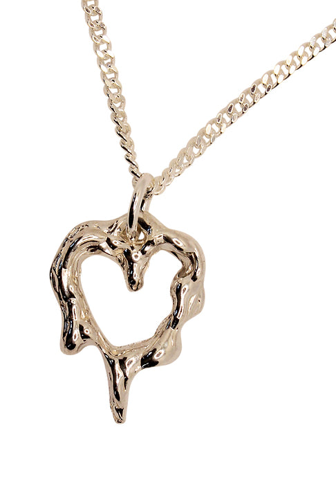 Sacreflux silver fluid love pendant